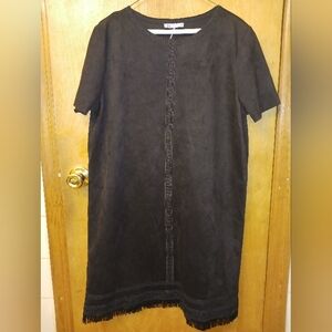Zara black shift dress NWT
